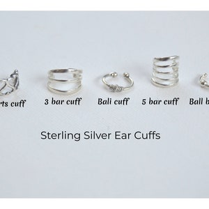 Ear Cuffs -Sterling Silver .925