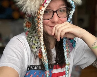The Wook Hood Crochet Pattern: Rave Festival Accessory (PDF Pattern)