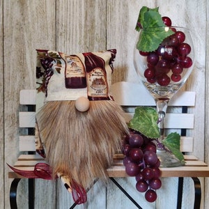 Handmade Wine Gnome: Rustic Tiered Tray Decor