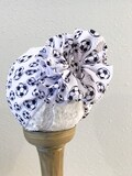 Soccer Baby Girl Messy Bow Headwrap, Soccer Baby Girl Headband, Baby Shower Gift Messy Bow, Toddler Head Wrap with Big Bow