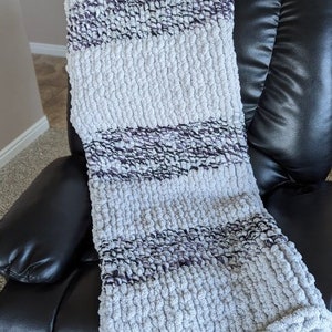 Handmade Chunky Knit Blanket, Handmade Knit Throw, Hand Knit Chunky Blanket, Wedding Gift, Housewarming Gift