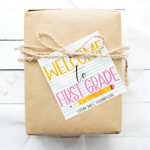 Welcome To Third Grade Gift Tag, Gift For Students, 3rd Grade Back To School, First Day Welcome Packet, Editable Printable Instant Download