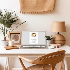 Mors dag-inbjudan, mors dag-frukostinbjudan, mors dag-brunchfirande, mors dag-fest, digitalt redigerbar utskrivbar bild 6