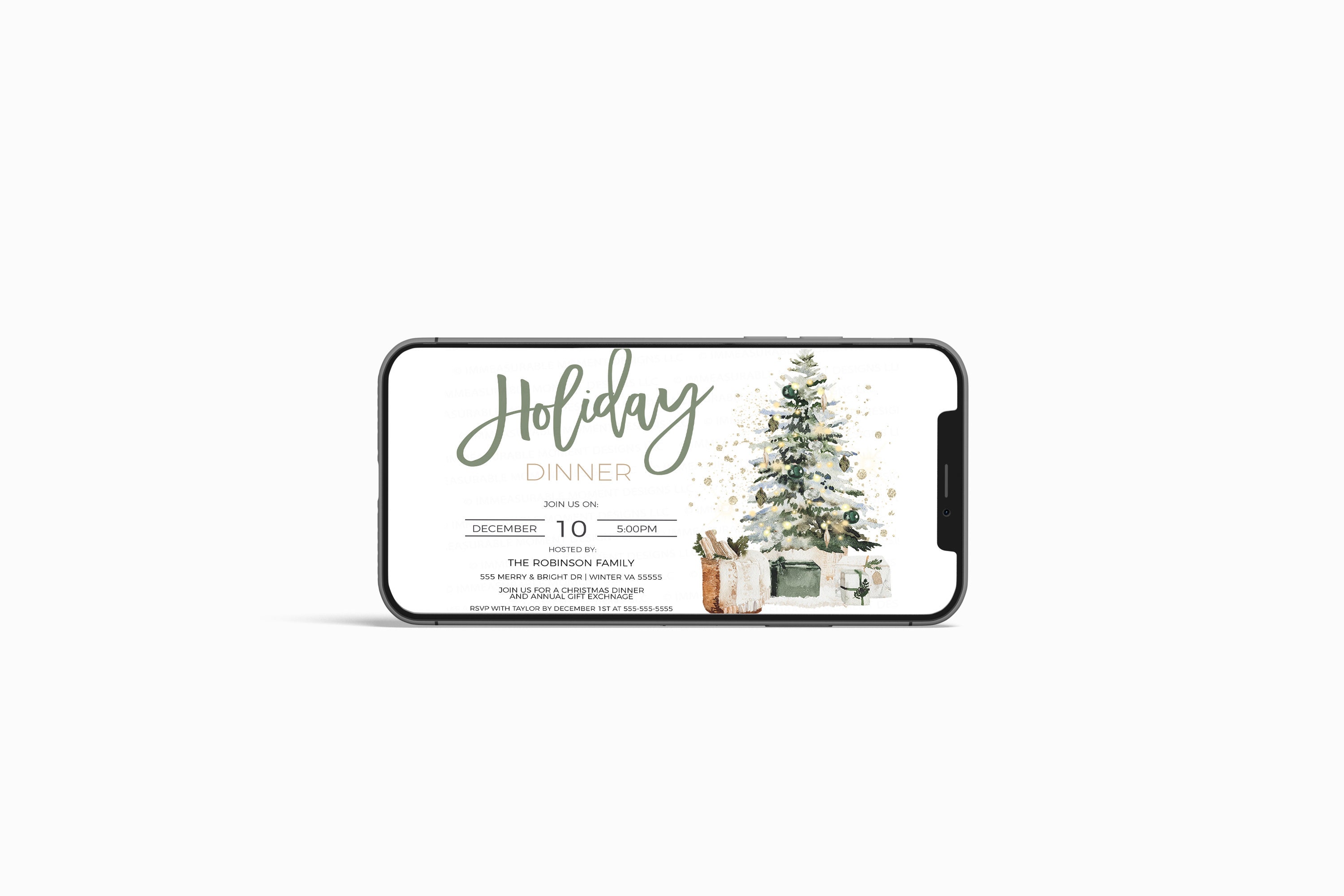 Holiday Brunch Invitation Printable