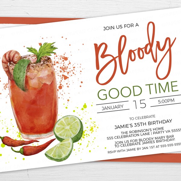 Bloody Mary Bar - Etsy