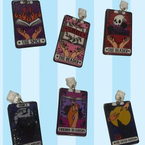 Bookish Dust Plug Keychain Charm  Kindle & Phone Accessory and Keyring Tropes Vampire Dark Romance Smut Spice