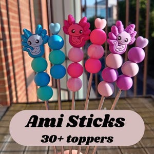 Ami Sticks Set For Amigurumi Crochet, Craft gifts, Knitting, Ami Stix, Amigurumi Sticks, Gift, Present, Crafty sewing sticks, plushie picks