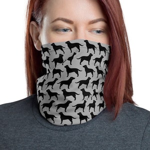 Black Labrador Retrievers Neck Gaiter