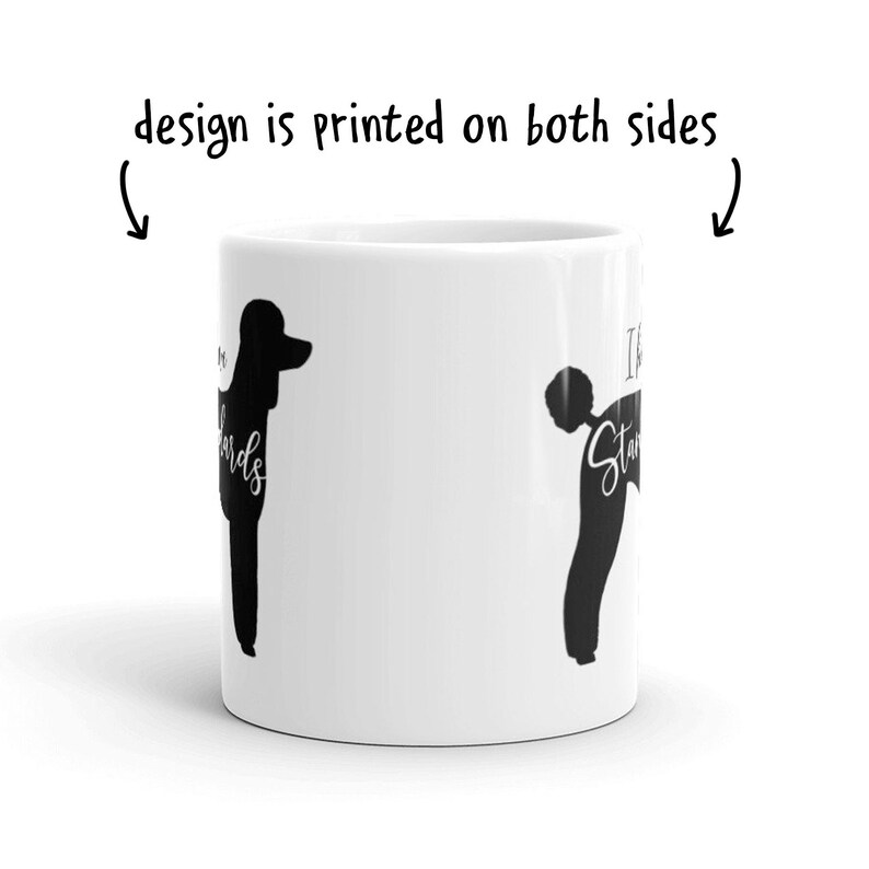 Poodle Mug with Print on Both Sides