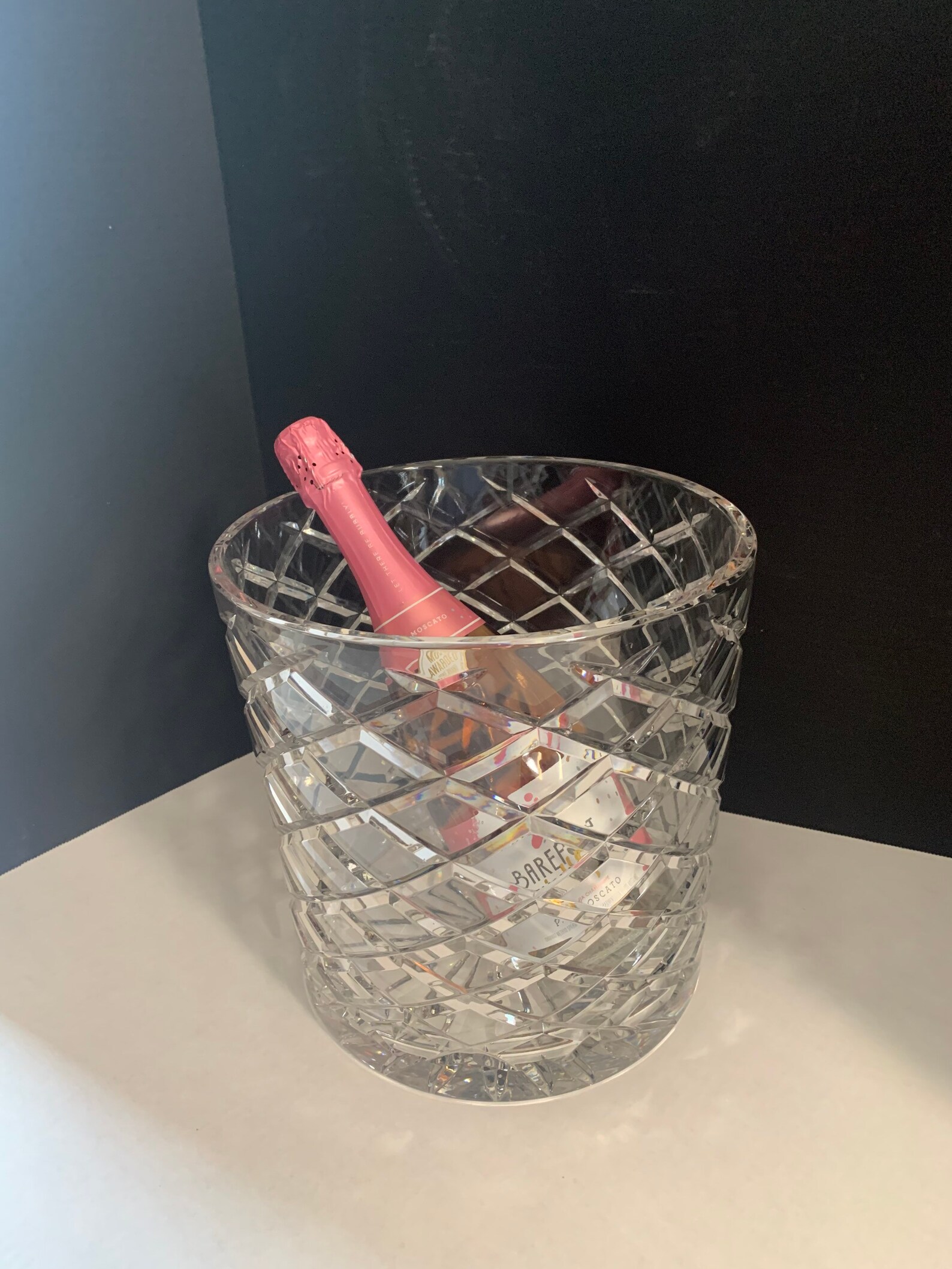 Seau à glace en cristal de plomb lourd Etsy