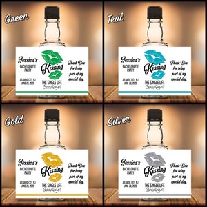 Bachelorette Mini Liquor Bottle Labels, Bachelorette Party Favor ...