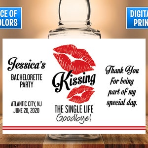 Bachelorette Mini Liquor Bottle Labels, Bachelorette Party Favor ...