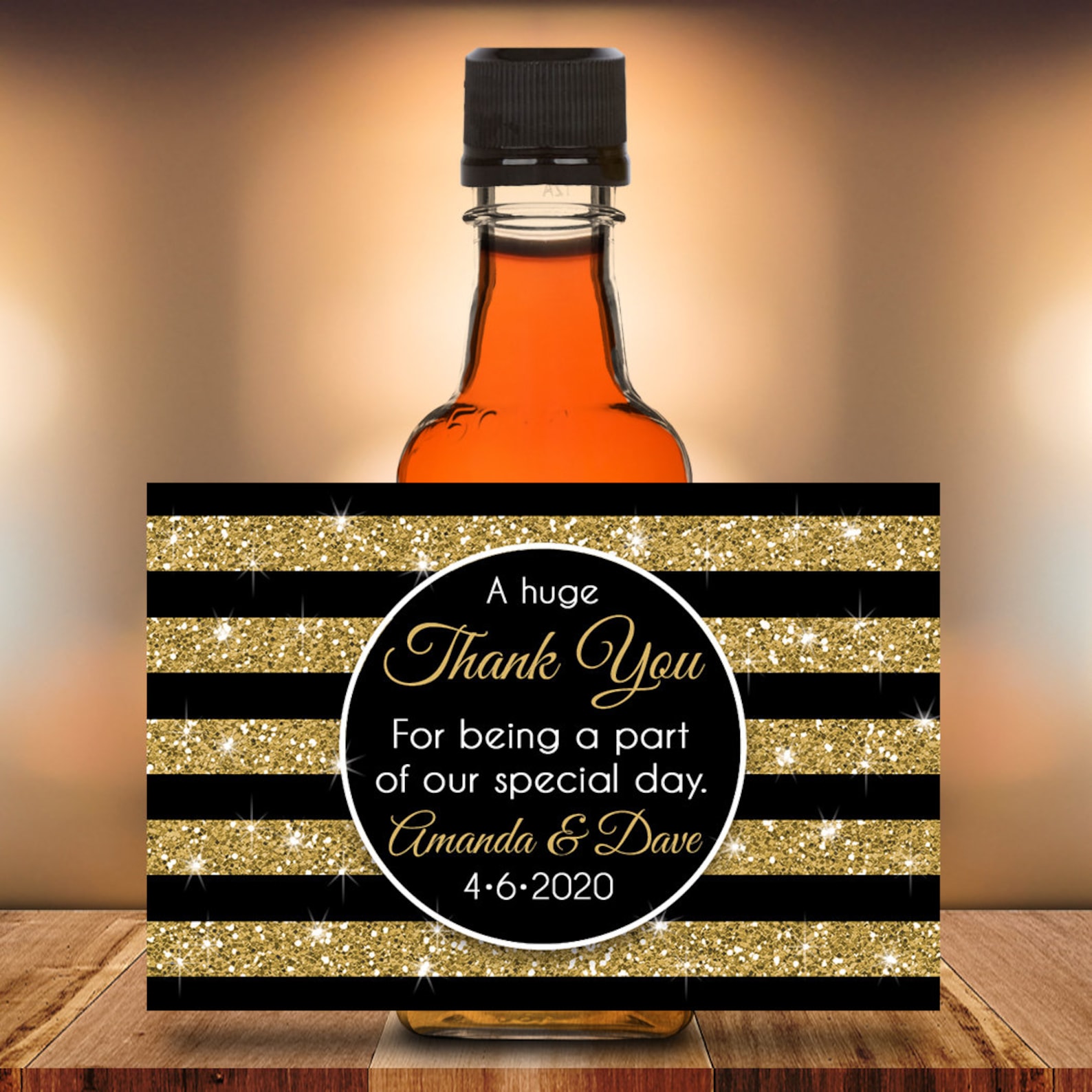 mini-liquor-bottle-labels-mini-liquor-bottles-faux-glitter-etsy