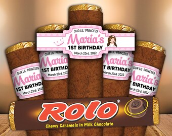 It's A Girl Chocolate Cigar Favor Wrappers for Rolo's - Etsy