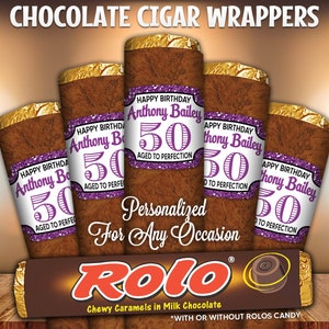 DIGITAL FILE - Made to Order - Chocolate Cigars Party Favors, Birthday, Bachelor Party, Groomsmen, Baby Shower, Business, Wedding, Bridal