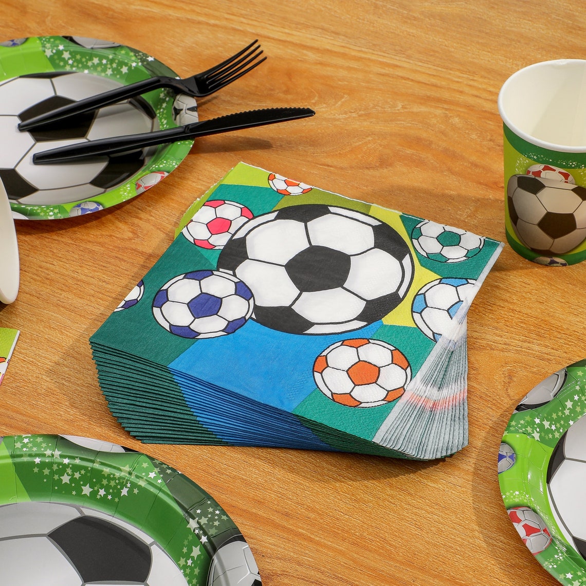 Soccer Party Supplies 177PCS Sports Theme Children Birthday Etsy