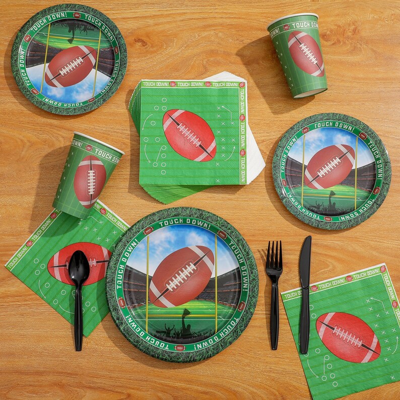 Football Party Supplies 177PCS Sports Theme Children Birthday Etsy