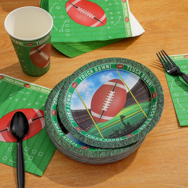 Football Party Supplies 177PCS Sports Theme Children Birthday Etsy