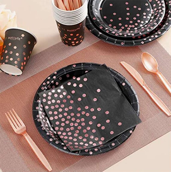 black and gold birthday party decorations - (Total 169pcs) happy birthday  Supplies for women and men, Balloons,tablecloth,Foil