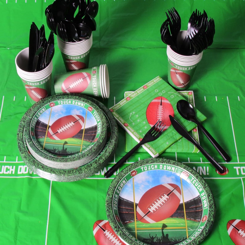 Football Party Supplies 177PCS Sports Theme Children Birthday Etsy