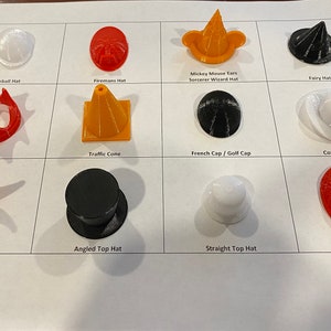 Puede incluir: Una colecci&oacute;n de 12 sombreros diferentes impresos en 3D, que incluyen una gorra de b&eacute;isbol, un sombrero de bombero, orejas de Mickey Mouse, un sombrero de hada, una corona, un cono de tr&aacute;fico, una gorra francesa, un sombrero de vaquero, un sombrero vikingo, un sombrero de copa angulado, un sombrero de copa recto y un cerebro.