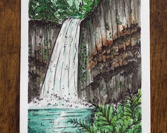 Abiqua Falls Print