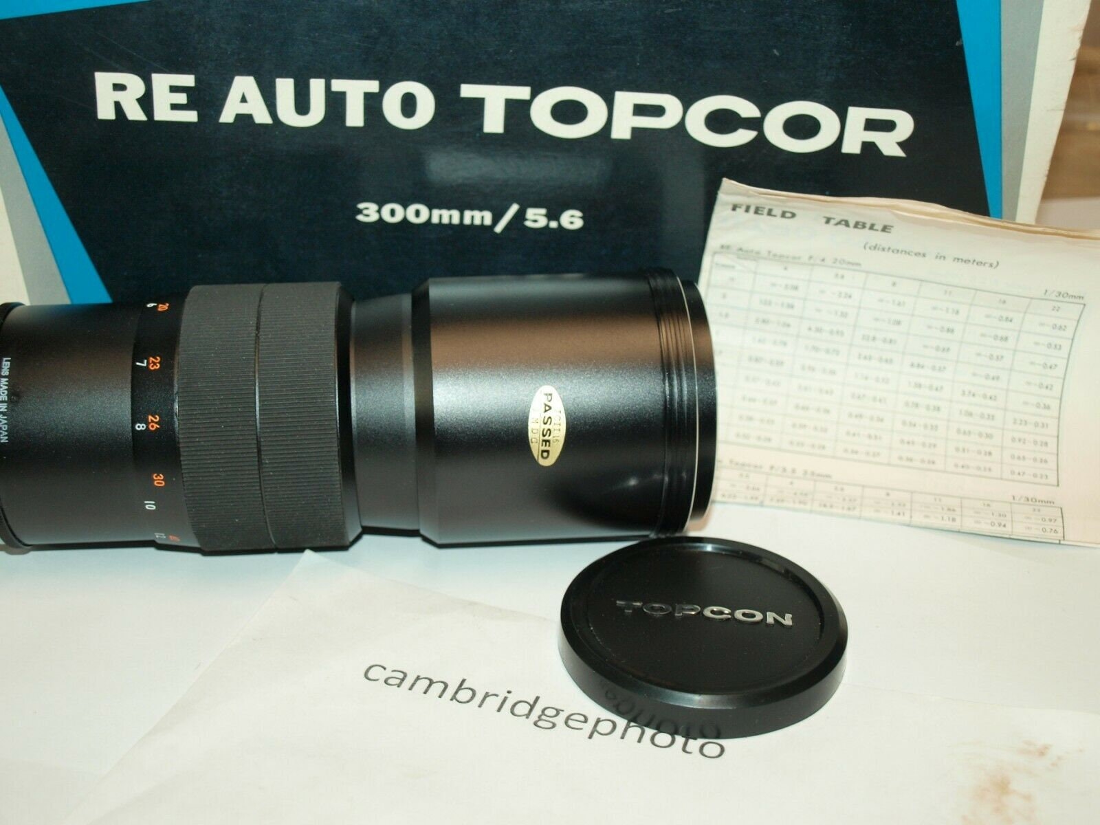 TOPCON RE 300mm / f 5.6　トプコン NEW Tokyo Kogaku To[con 300mm F5.6 TOPCOR RE Lens in Box - Etsy
