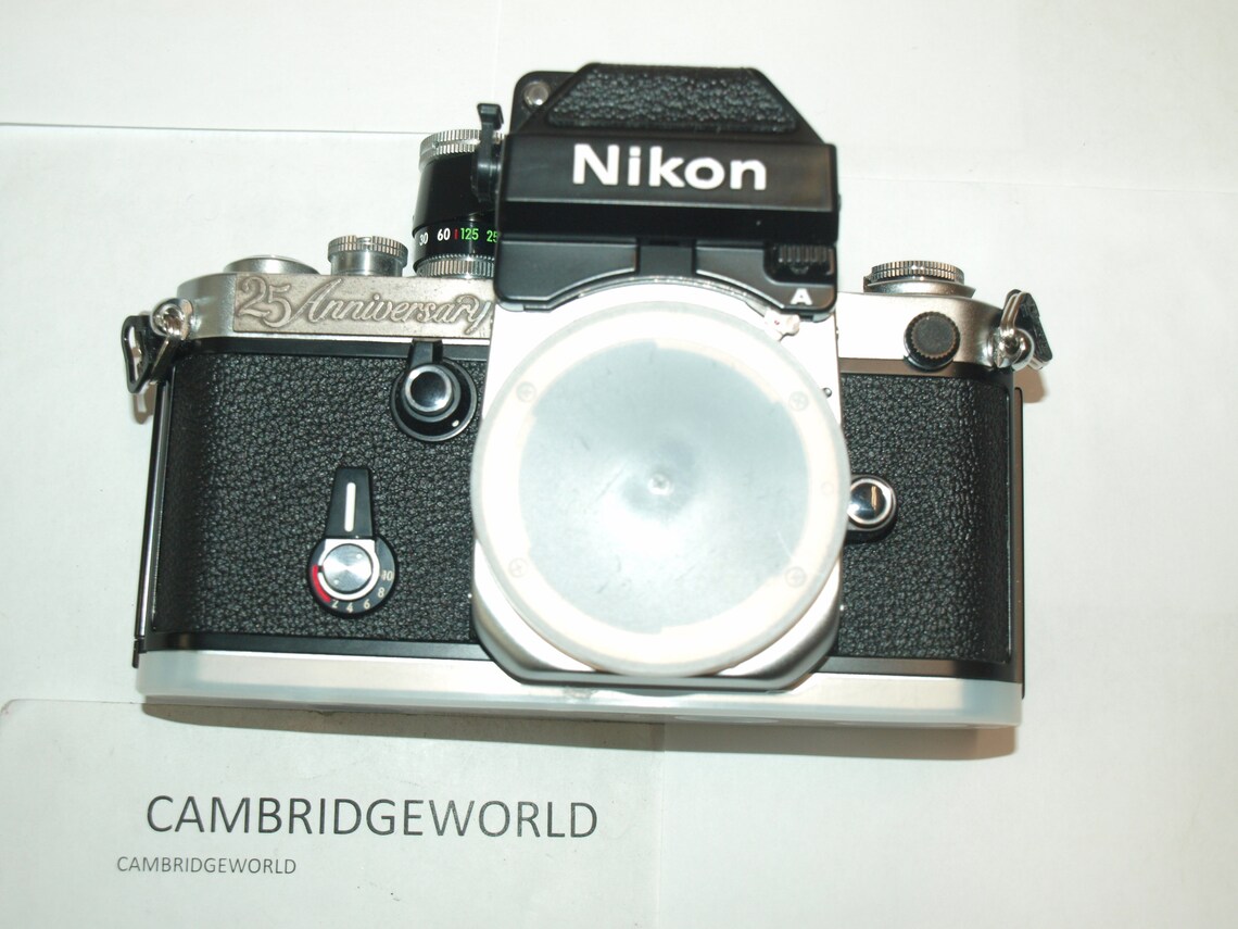 Nikon F2A Photomic 25th Anniversary Silver Limited Edition Etsy New