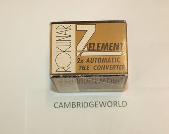 NIEUWE oude voorraad 2X 7 element teleconverter lens door Rokunar voor de Pentax M42 schroef mout type SLR camera's