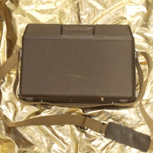 Originele Konica SLR merk harde compartiment geval 11 "x 7" X4 "