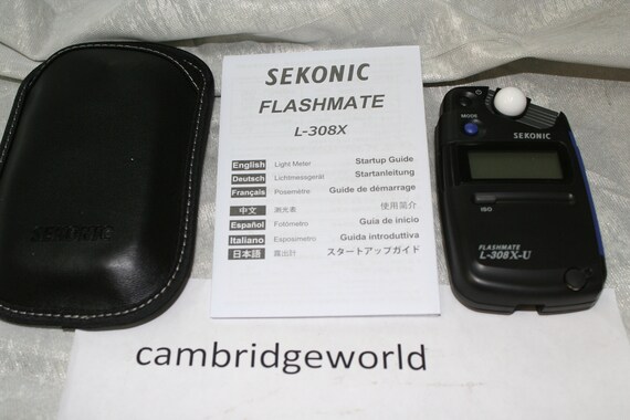SEKONIC 露出計 フラッシュメイト L-308X ケース付き SEKONIC