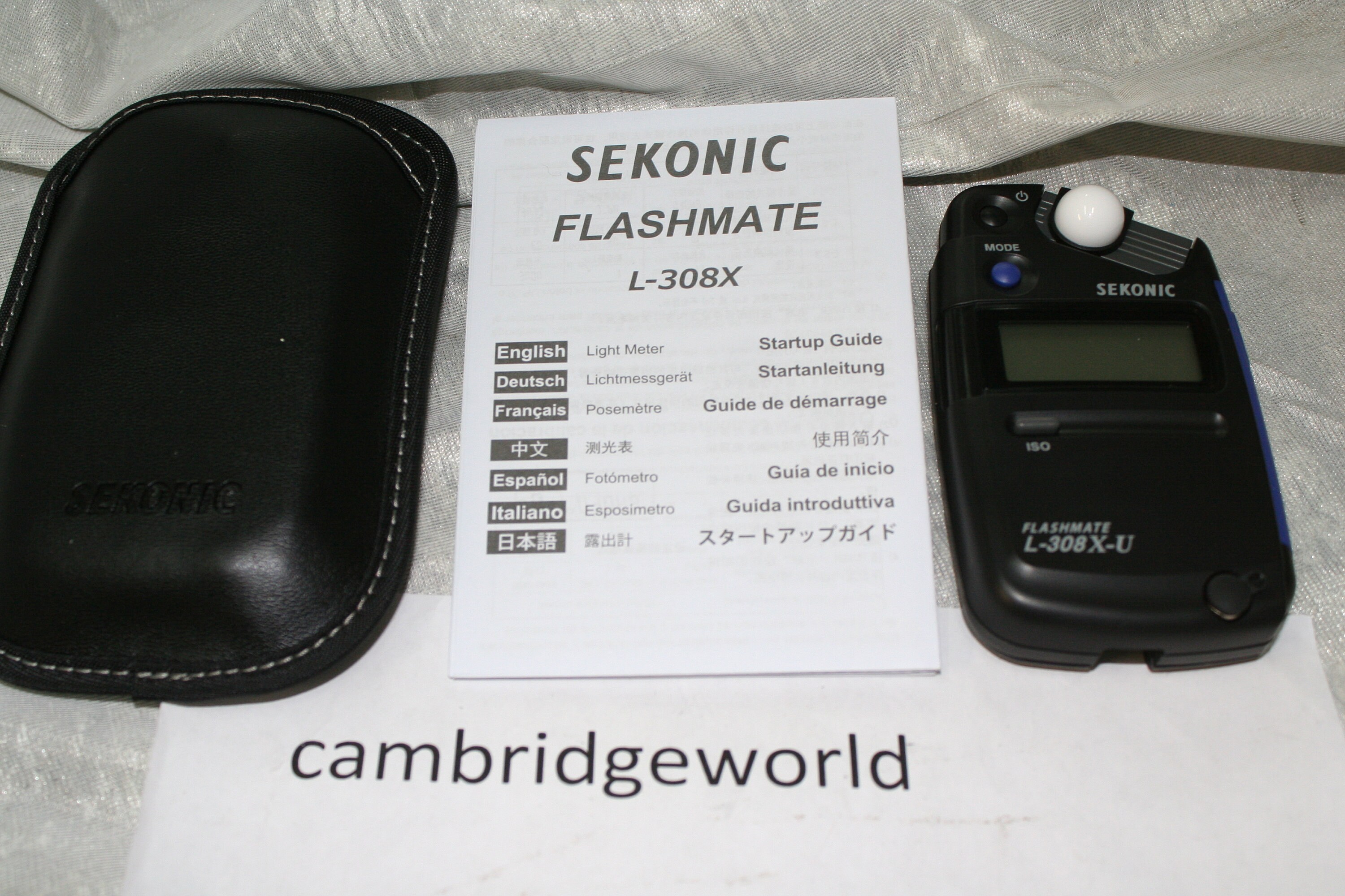 Flashmate Sekonic L-308x-u Flashmate Light EXPOSURE Meter 401-305 BRAND NEW With ...