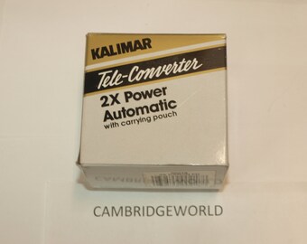 NIEUWE oude voorraad 2X Power teleconverter extender lens door Kalimar voor de Pentax K pKa Ricoh met P instelling SLR camera's
