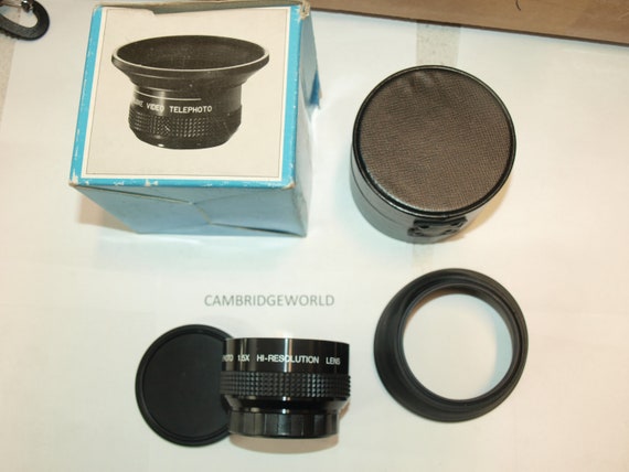 NEW Old Stock HIGH RESOLUTION Video Telephoto Lens With Case