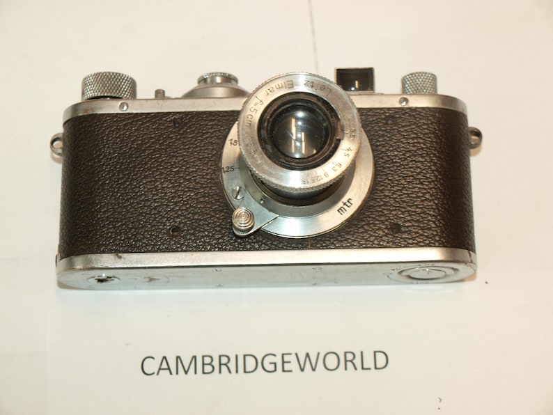 Leitz Leica I series camera with 5cm f3.5 leica elmar lens image 1