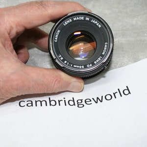 Canon Fd 50mm 1 18 Lens Made in Japan - Etsy