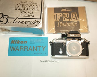 Limited Edition Nikon F2A 25th anniversary model in box