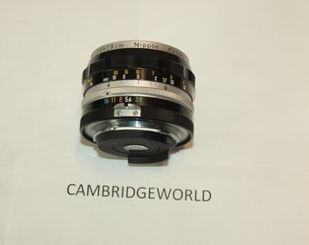 Nikon 28mm F3.5 Nippon Kogaku auto Nikkor H wide angle lens