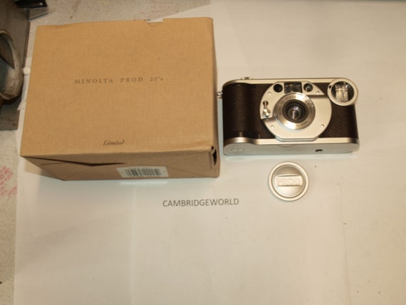 MINOLTA PROD 20s 35mm Special Edition Camera in Factory Box - Etsy
