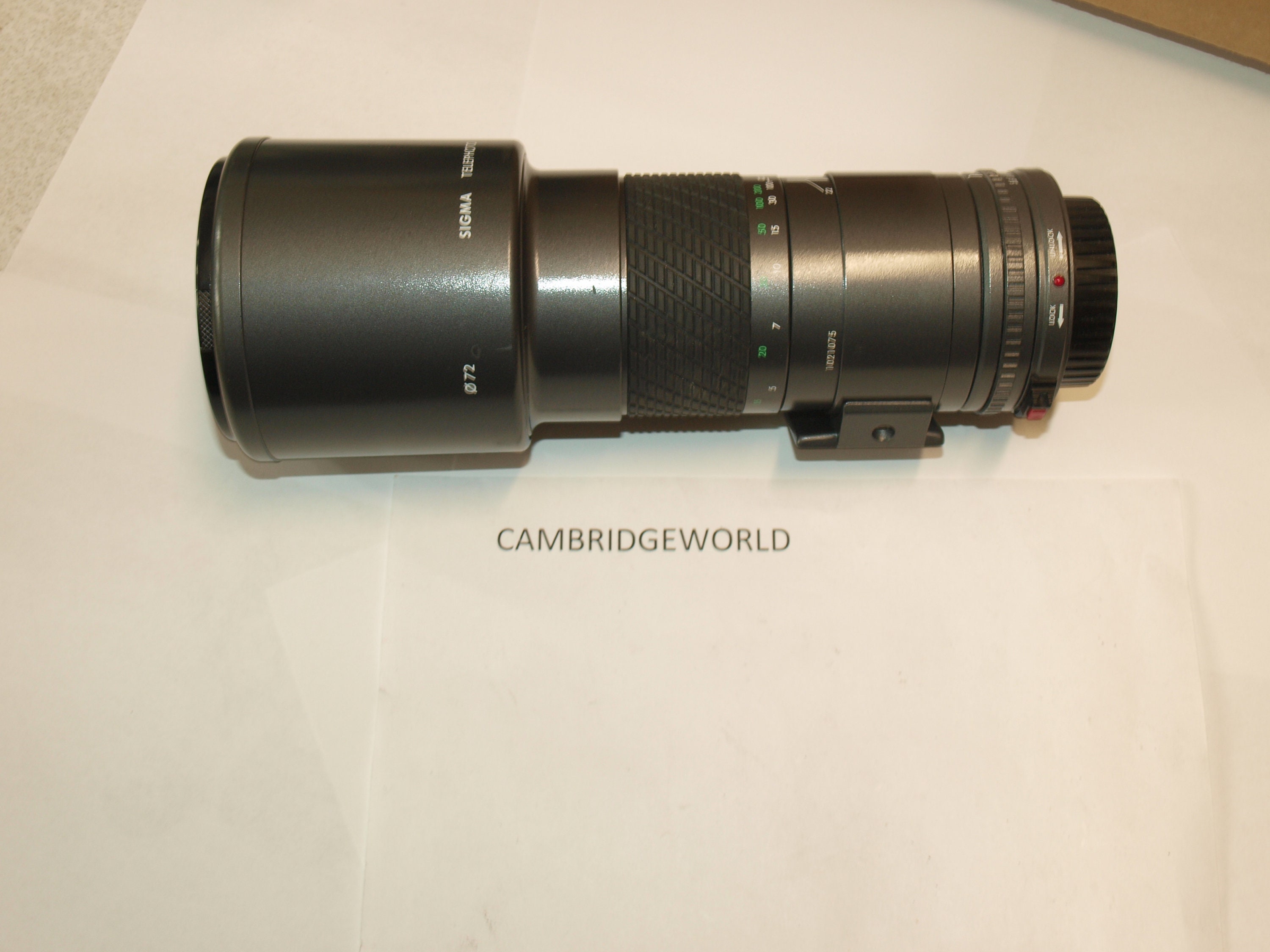 SIGMA TELEPHOTO 400mm F5.6 Canon FDマウント 400mm F5.6 Sigma Telephoto Lens for CANON Cameras - Etsy