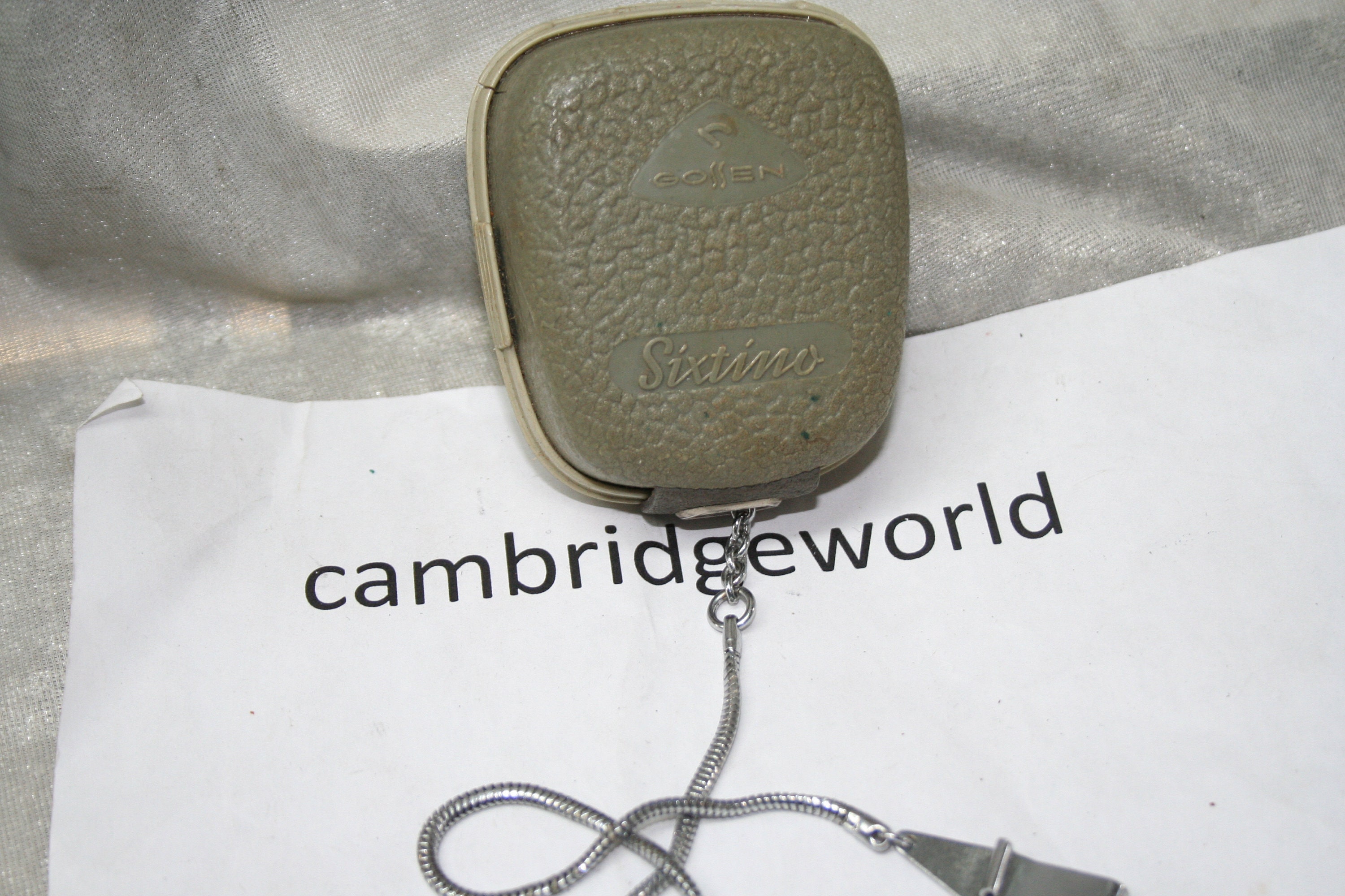 Gossen Sixtino Pilot Camera Light Exposure Meter With Hard Etsy