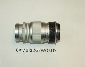 9cm 90mm f4.0 Chrom Leitz Leica Wezlar Elmar Objektiv in M39 Schraubmontage