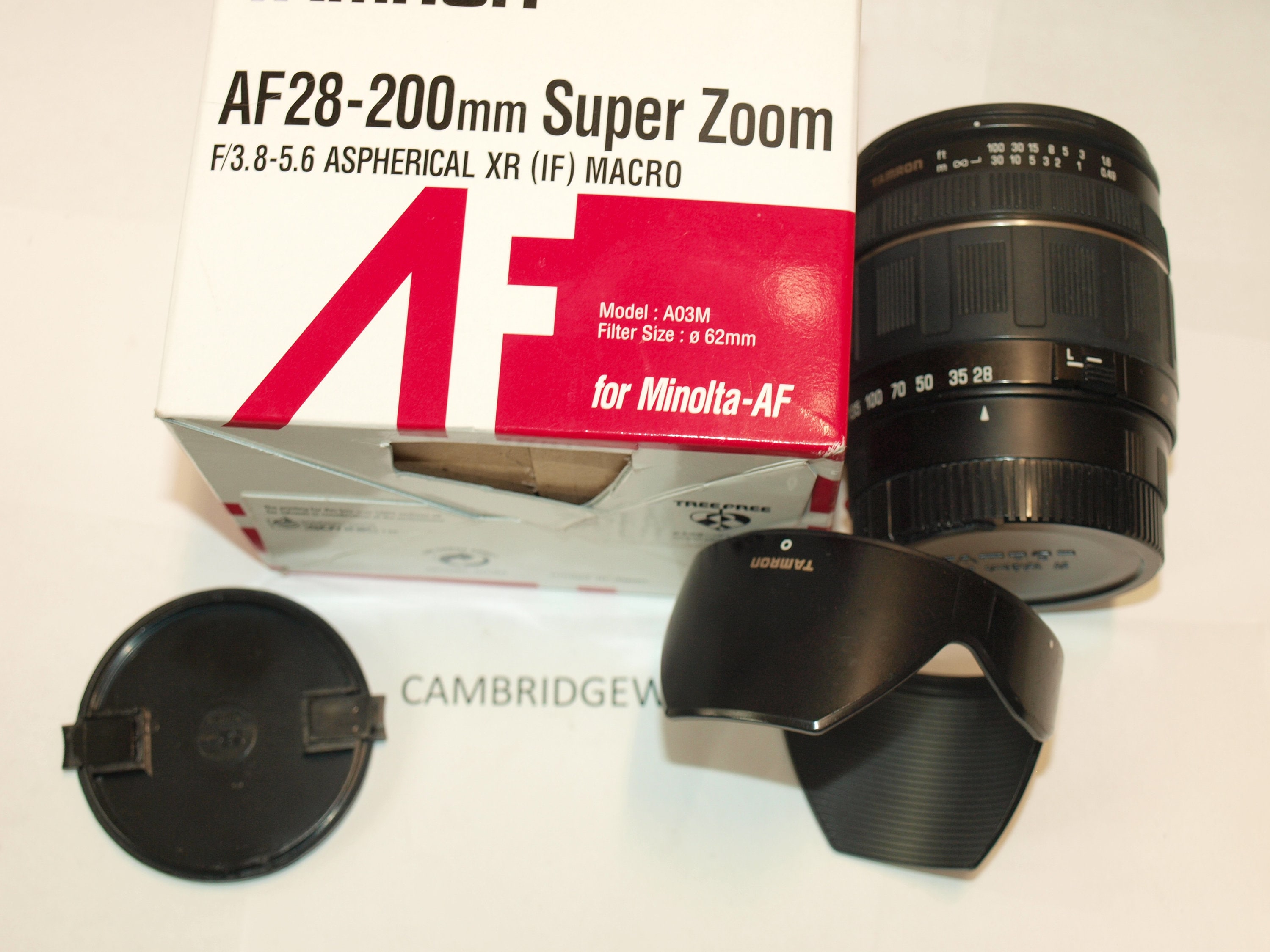 NEW old stock 28-200mm F3.8-5.6 Tamron Super zoom aspherical XR IF macro  lens