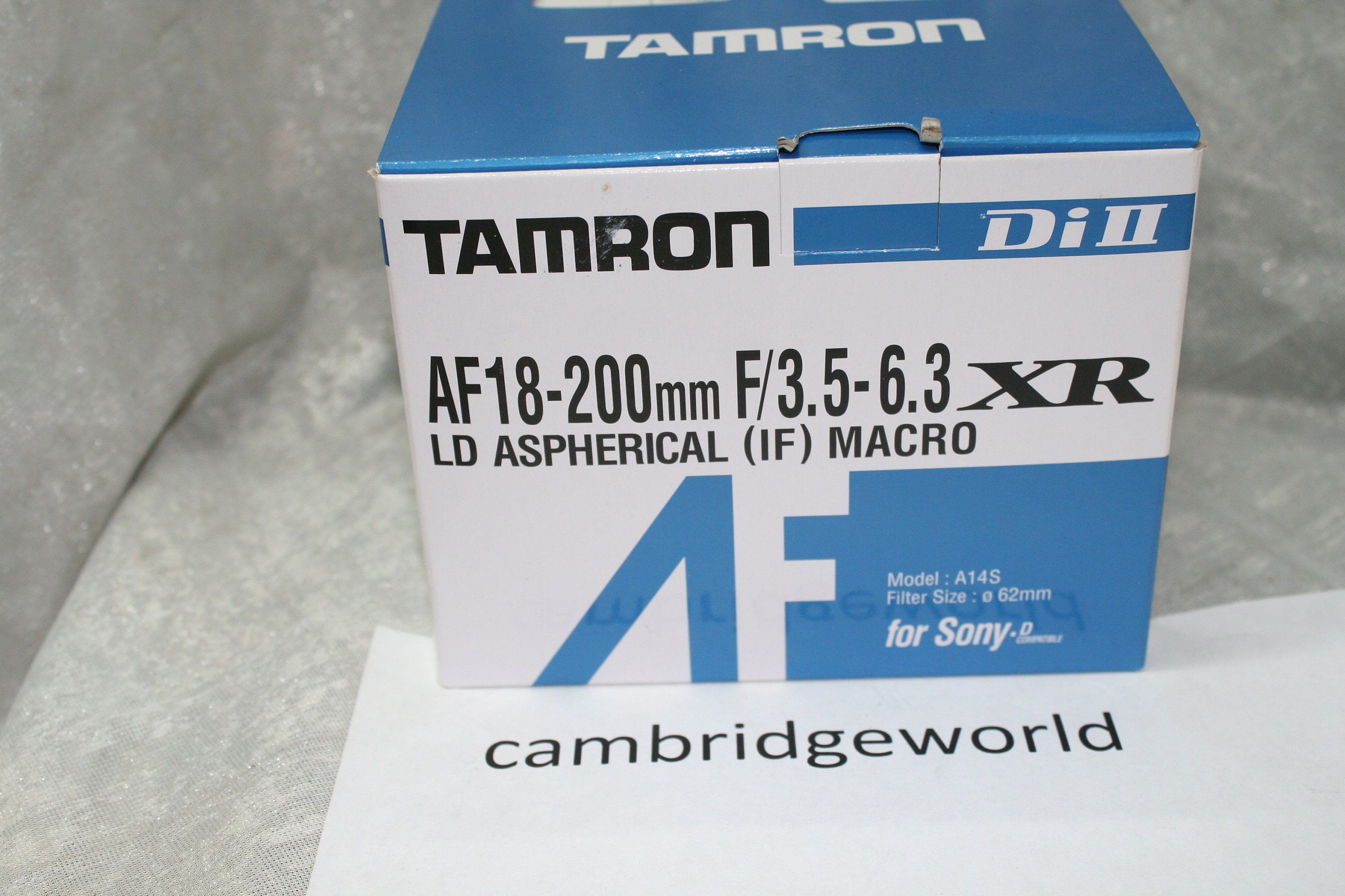 Tamron LD A014 New 18-200mm F3.5-6.3 Di-ii Xr Aspherical AF If 