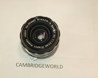 Nikon 24mm F2.8 Nippon Kogaku auto Nikkor N wide angle lens