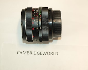 28mm F2.8 Vivitar wide angle lens for Minolta manual focus SLR cameras