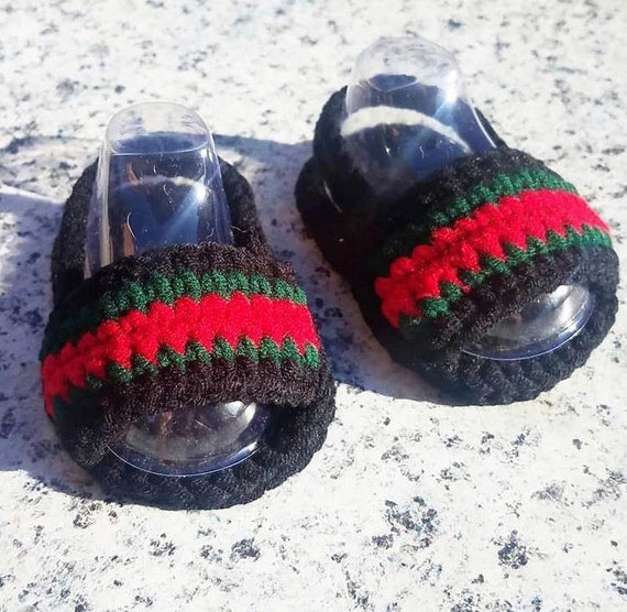 gucci baby slides