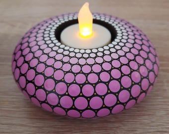 Pink Tea Light Candle Holder