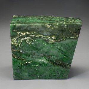 Jade Sculpture Rare - Siberian Russian Nephrite Jade Formed and Polished Boulder – 97.9 lbs
