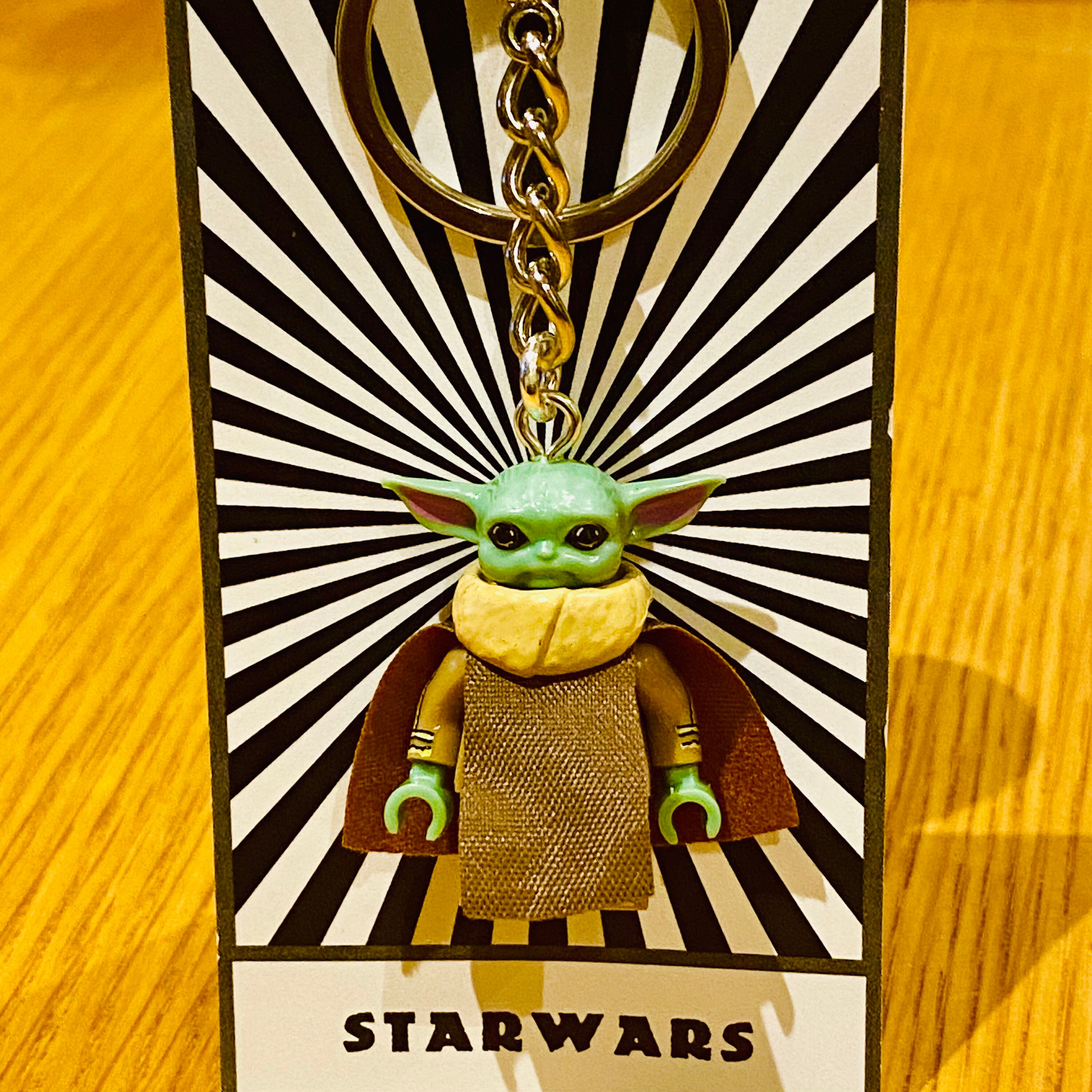 Baby Yoda Keyring Star Wars Lego Inspired Mandalorian Etsy